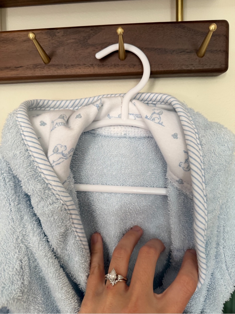 Baby Hooded Bath Robe - Picture 3 of 6